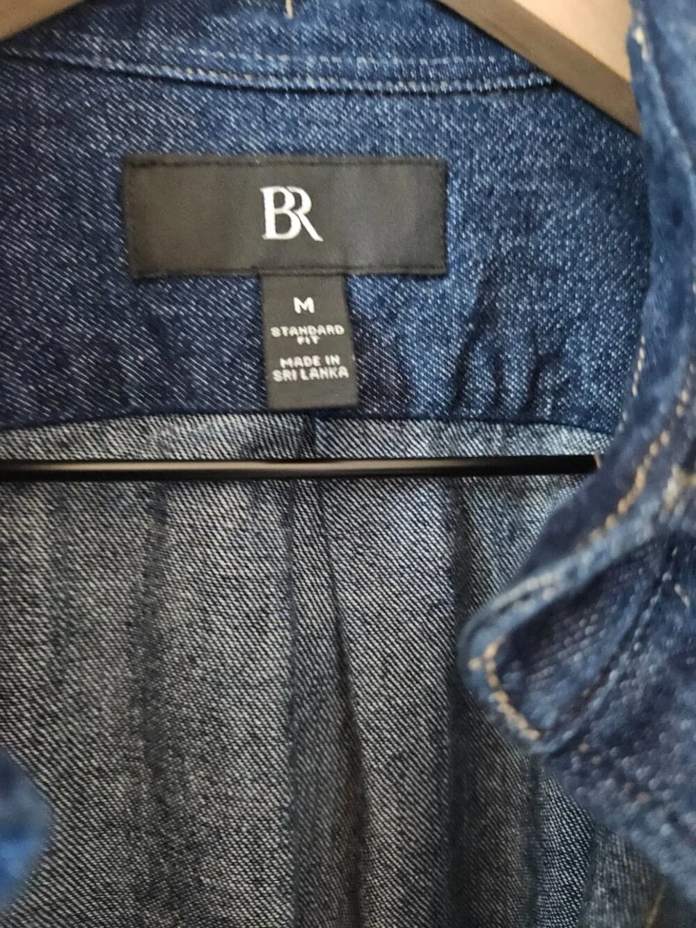 Banana Republic Men's Dark blue denim shirt standard fit size M